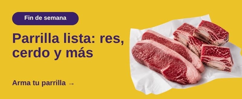 Fin de semana. Parrilla lista: res, cerdo y más. Arma tu parrilla